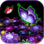 3d butterfly live wallpaper android application logo